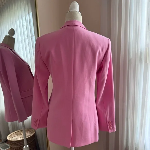 Trina Turk Pink Blazer Size 2 - Picture 10 of 14